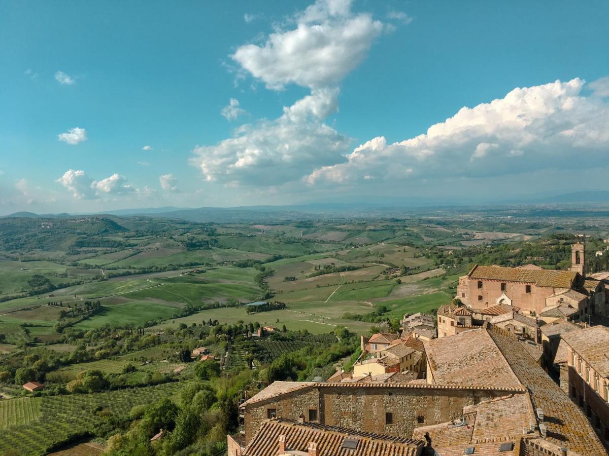 Il Palco Montepulciano, Vista Incredibile, 150Mt Da Piazza Grande Apartment Luaran gambar