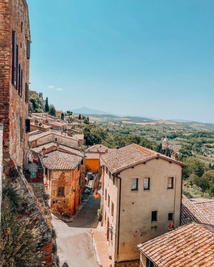 Il Palco Montepulciano, Vista Incredibile, 150Mt Da Piazza Grande Apartment Luaran gambar
